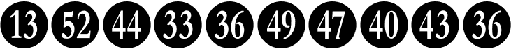 preview image of the Numberpile font