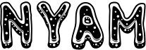 preview image of the Nyam font