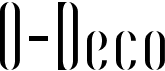 preview image of the O-Deco font