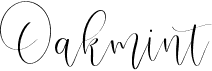preview image of the Oakmint font