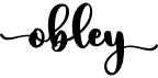 preview image of the Obley font