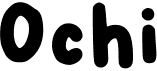 preview image of the Ochi font