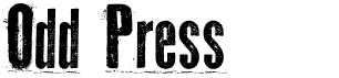 preview image of the Odd Press font