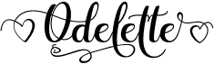 preview image of the Odelette font