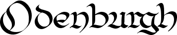 preview image of the Odenburgh font