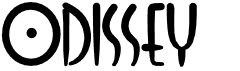 preview image of the Odissey font