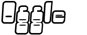 preview image of the Oggle font