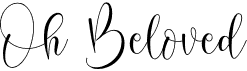 preview image of the Oh Beloved font