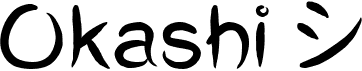 preview image of the Okashi font