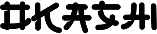 preview image of the Okashi font