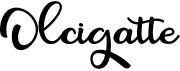 preview image of the Olcigatte font