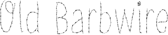 preview image of the Old Barbwire font