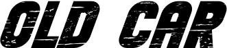 preview image of the Old Car font