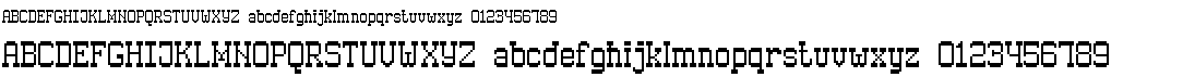 preview image of the Old Pixel-7 font