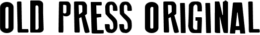 preview image of the Old Press Original font