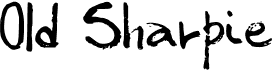 preview image of the Old Sharpie font