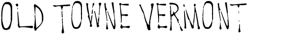 preview image of the Old Towne Vermont font
