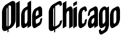 preview image of the Olde Chicago font