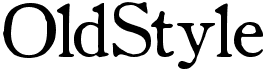 preview image of the OldStyle font