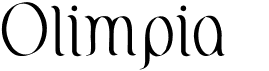 preview image of the Olimpia font