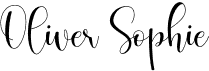 preview image of the Oliver Sophie font