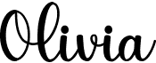 preview image of the Olivia font