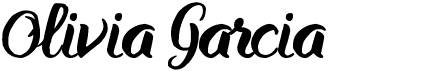 preview image of the Olivia Garcia font