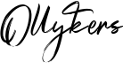 preview image of the Ollykers font