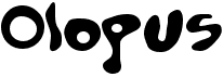preview image of the Olopus font