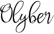 preview image of the Olyber font