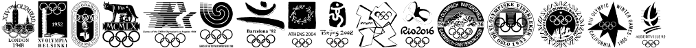 preview image of the Olympiad XXX font