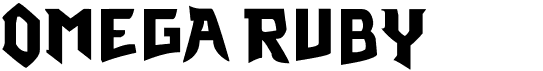 preview image of the Omega Ruby font