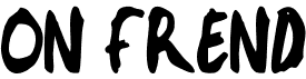 preview image of the On Frend font