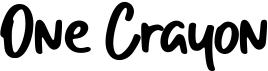 preview image of the One Crayon font