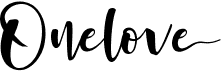 preview image of the Onelove font