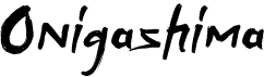 preview image of the Onigashima font