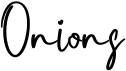 preview image of the Onions font