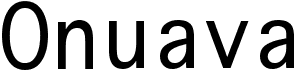 preview image of the Onuava font