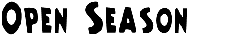 preview image of the Open Season font