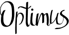 preview image of the Optimus font