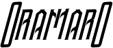 preview image of the Oramaro font