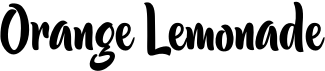 preview image of the Orange Lemonade font