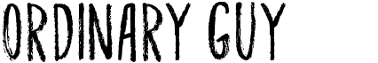 preview image of the Ordinary Guy font