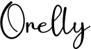preview image of the Orelly font