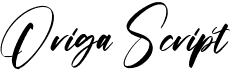preview image of the Origa Script font