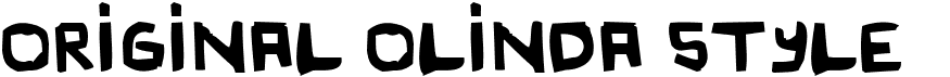 preview image of the Original Olinda Style font