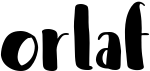 preview image of the Orlaf font