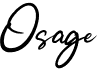 preview image of the Osage font
