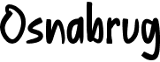 preview image of the Osnabrug font
