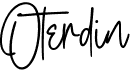 preview image of the Oterdin font